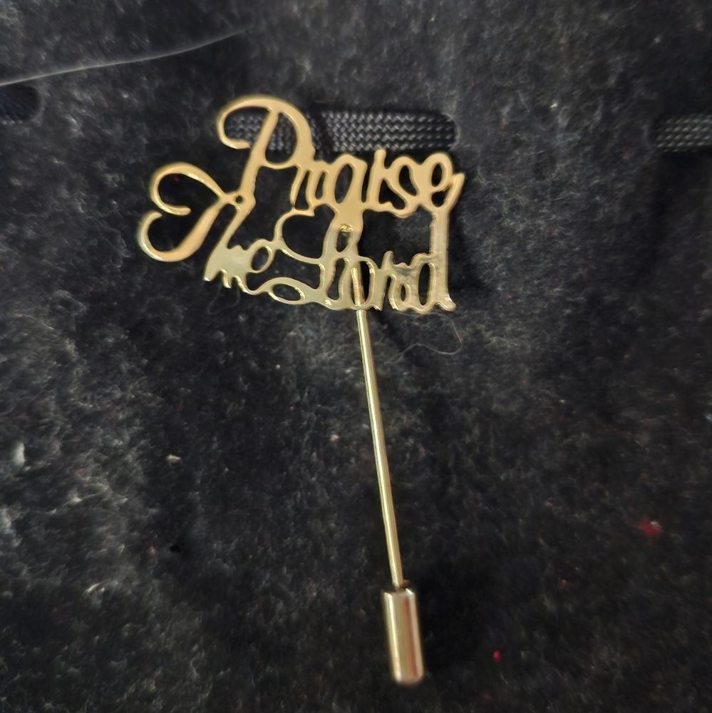 Praise the lord pin